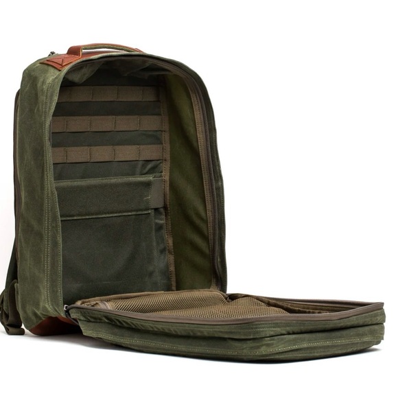GORuck GR2 Heritage Waxed Canvas 26L Green - Picture 10 of 12